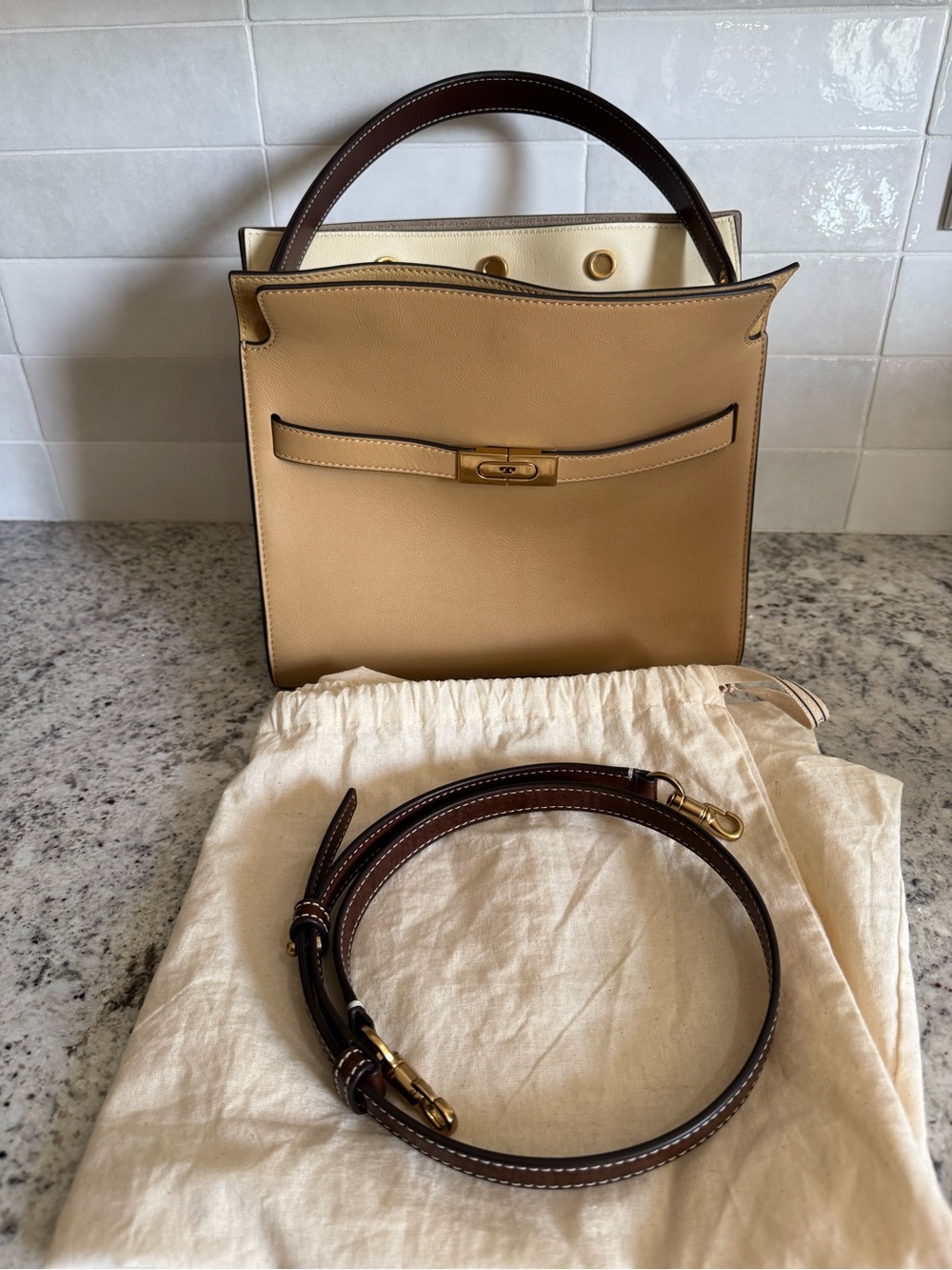 Tory Burch Lee Radziwill Small Double Bag